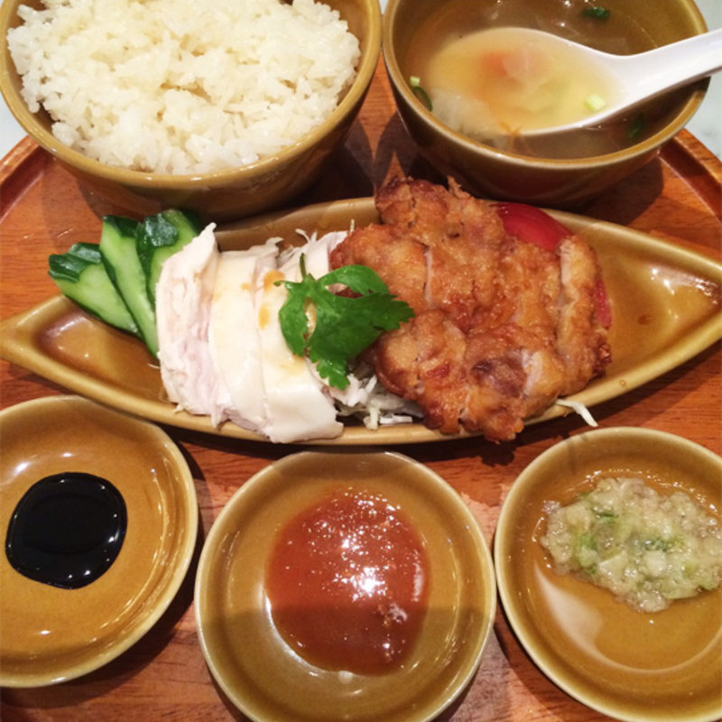 シンガポールチキンライス（ハーフ&ハーフ）