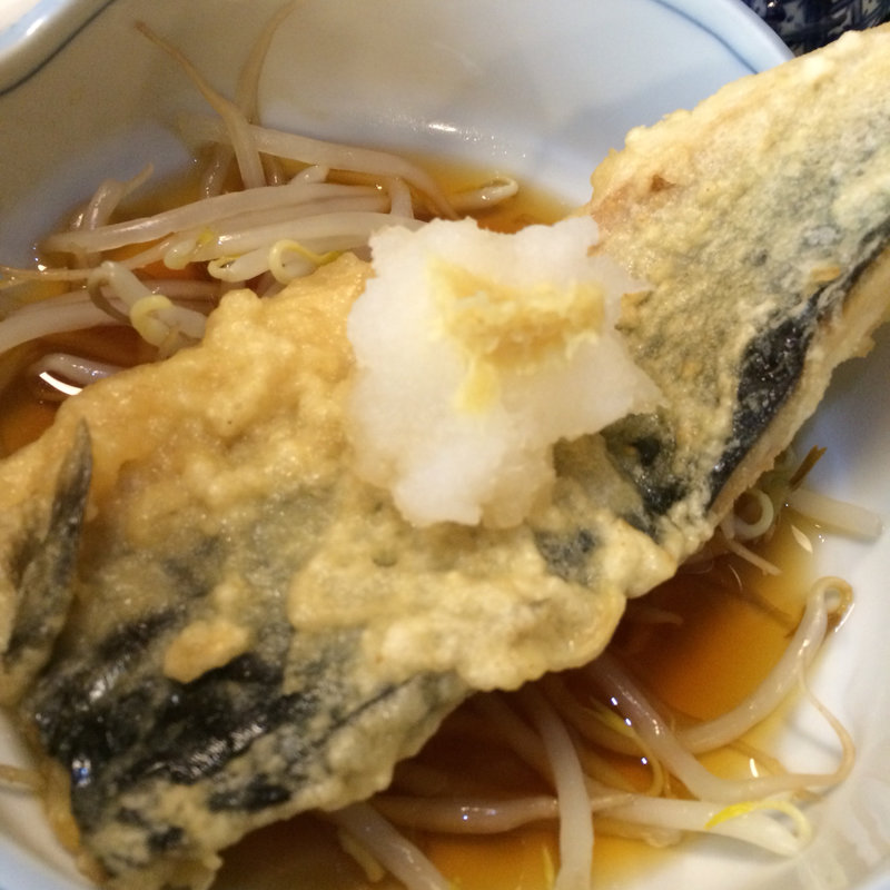 真鯖のおろし竜田(魚目)