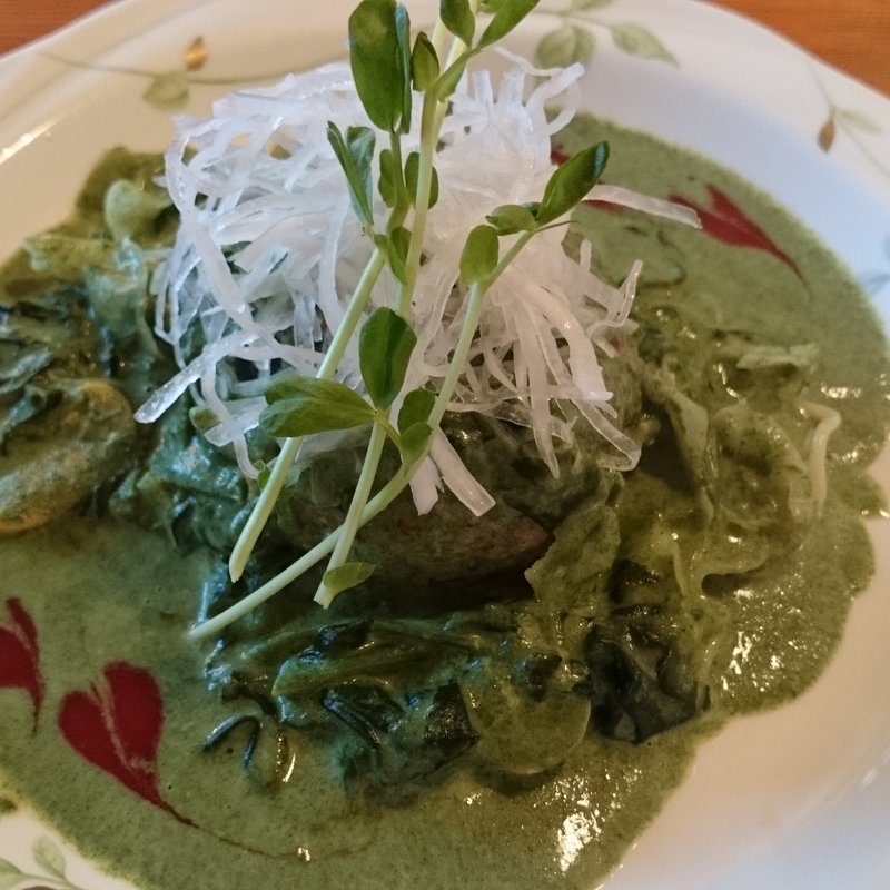 ほうれん草ハンバーグ(はせがわ )