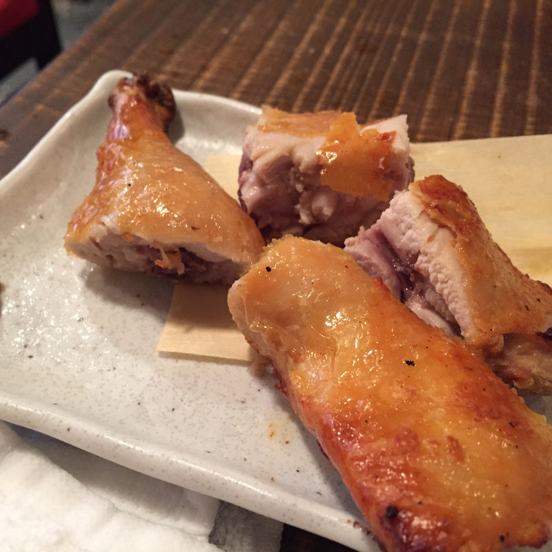 ぱく鶏のもも焼き(しゃべりバー酒場　ぱぐぱぐ )