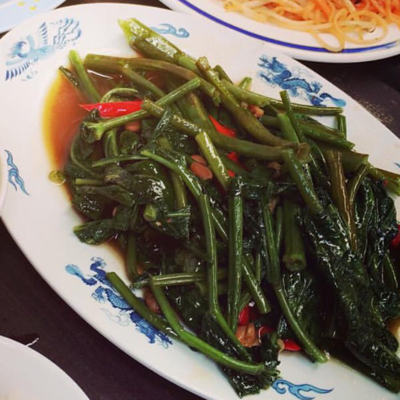 空芯菜炒め(タイ村)