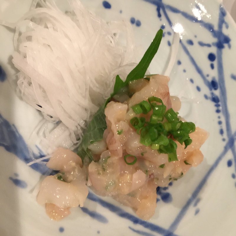 イカなめろう(海鮮 鎌倉野菜 まつだ家)