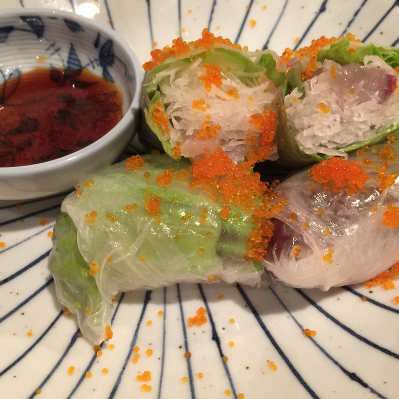 海鮮生春巻き(海鮮 鎌倉野菜 まつだ家)