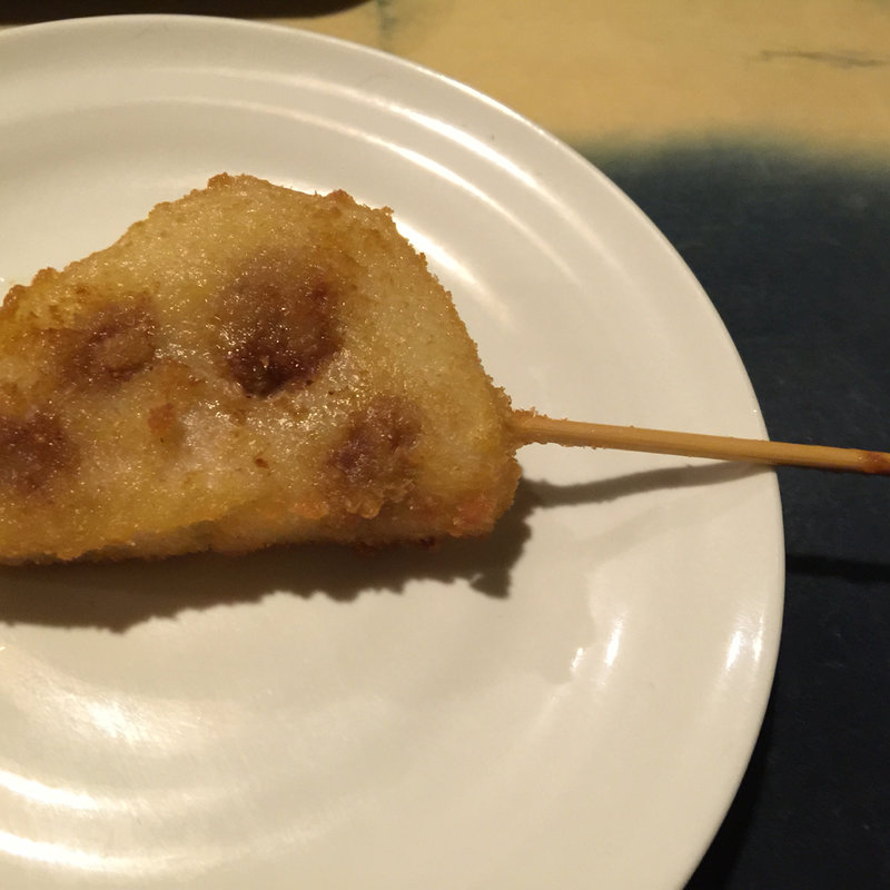 蓮根肉詰め(串揚げと煮込みの店 ほたる)