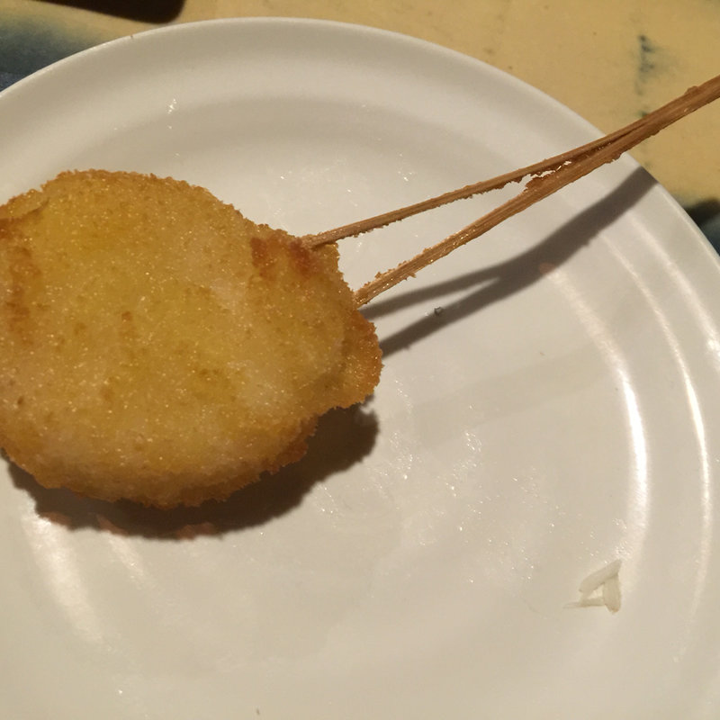 生ホタテ(串揚げと煮込みの店 ほたる)