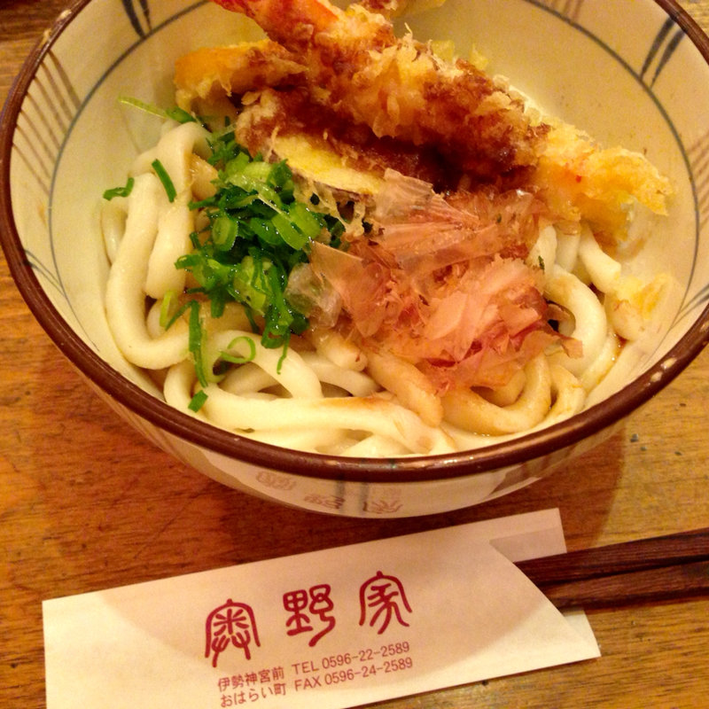 てんぷら伊勢うどん(伊勢うどん 奥野家 （いせうどん おくのや）)
