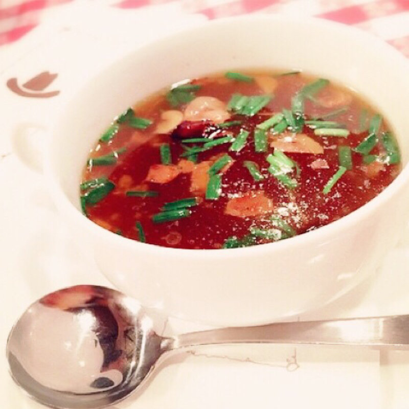 ニンニクと唐辛子のスープ(ザ・カウボーイハウス)