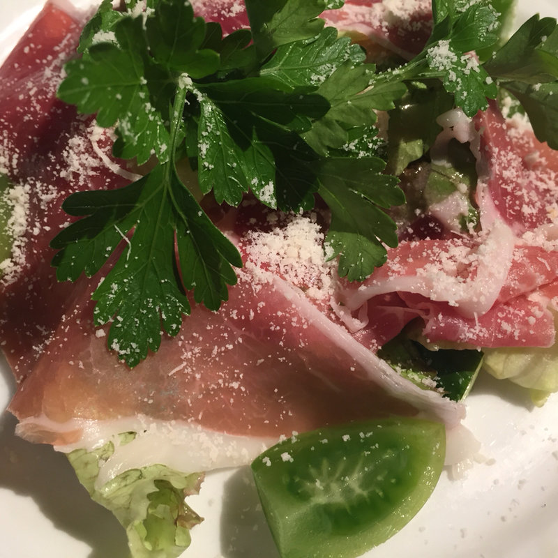 生ハムと季節の野菜(果実園リーベル 目黒店)