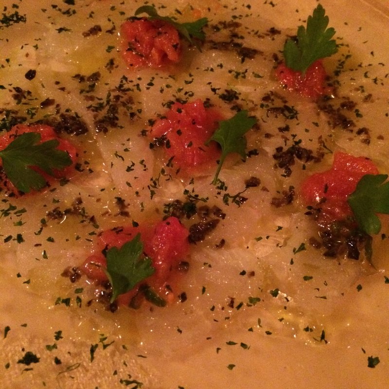 スズキのカルパッチョ(タベルナクアーレ)