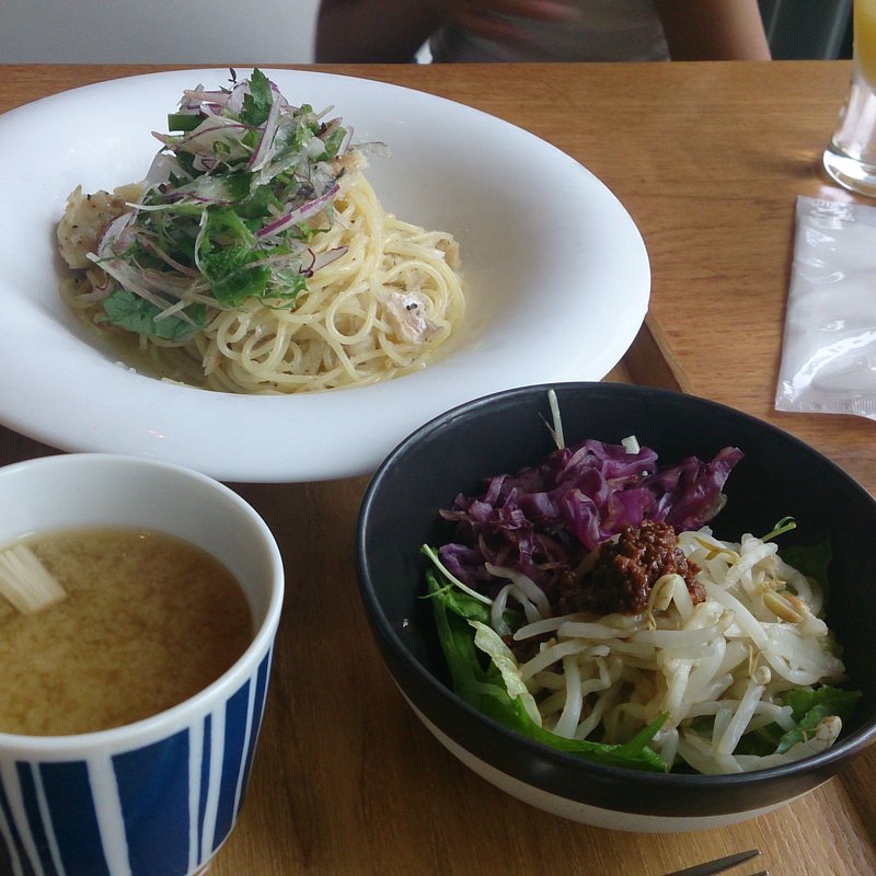 鯵と大根おろしのあっさり冷静パスタ(ヘンリー・グッド・セブン)