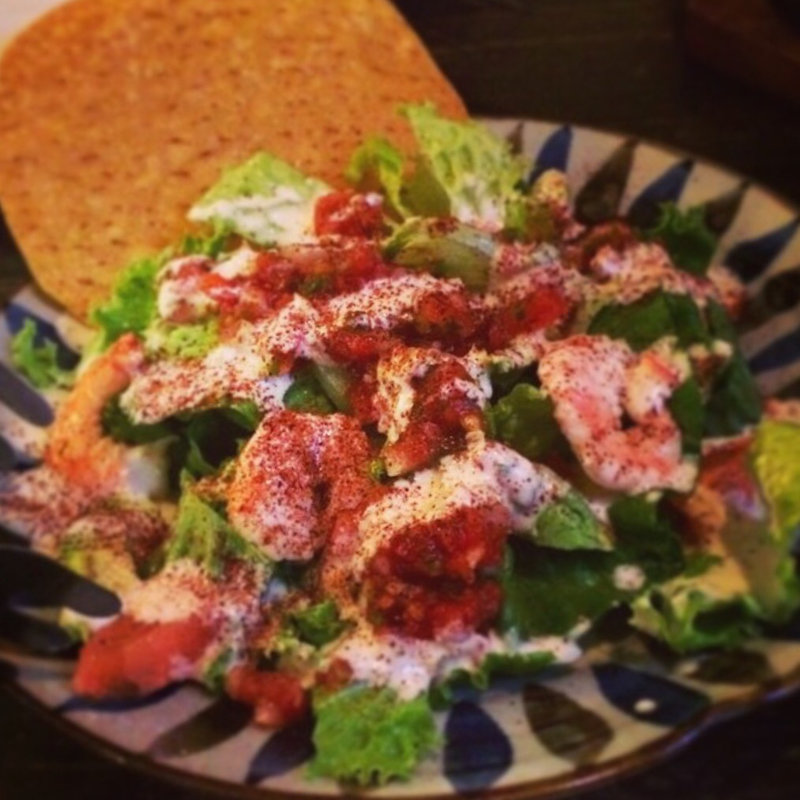 太陽のシーザーサラダ(麺やBar 渦 （めんやばー うず）)