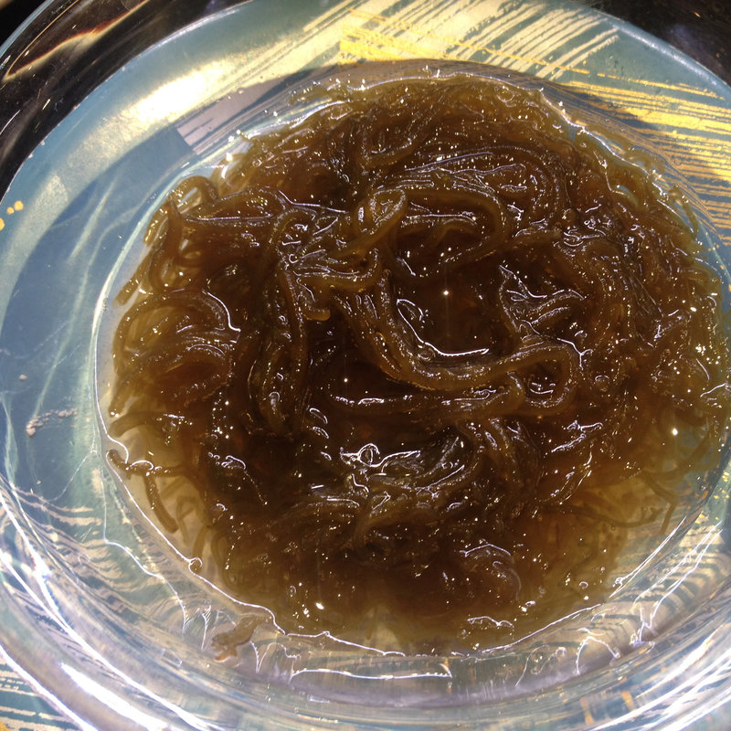 シークワーサーもずく酢(回し寿司活 目黒店)