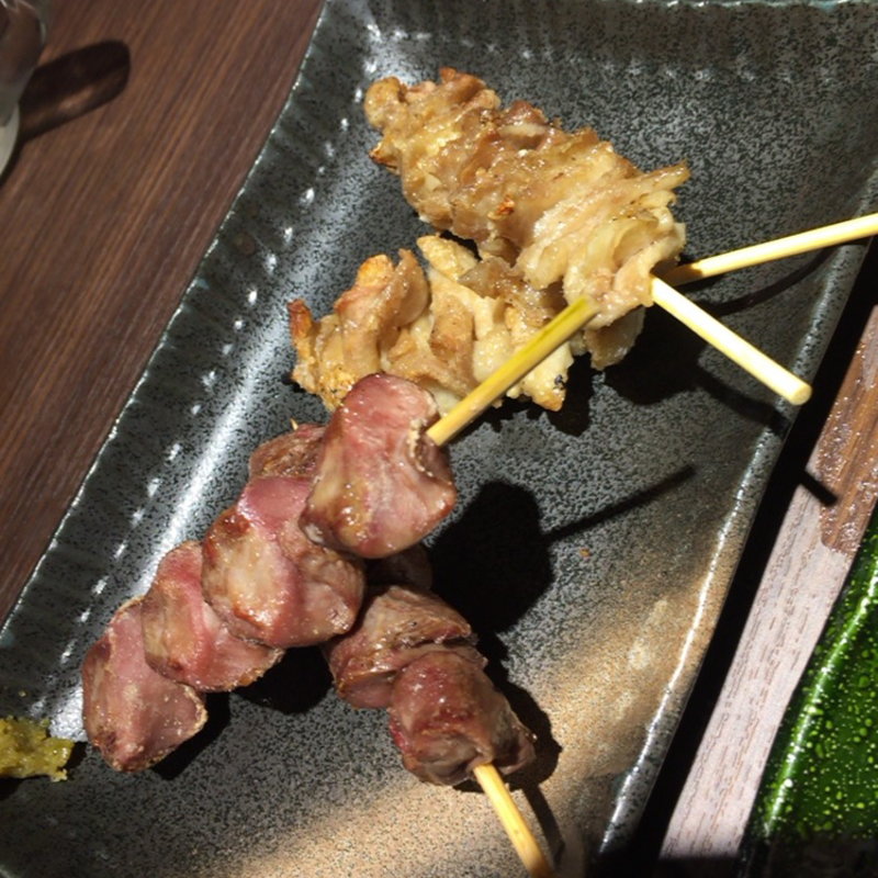 鶏皮串(北海道まるごとダイニング　うまいっしょ)