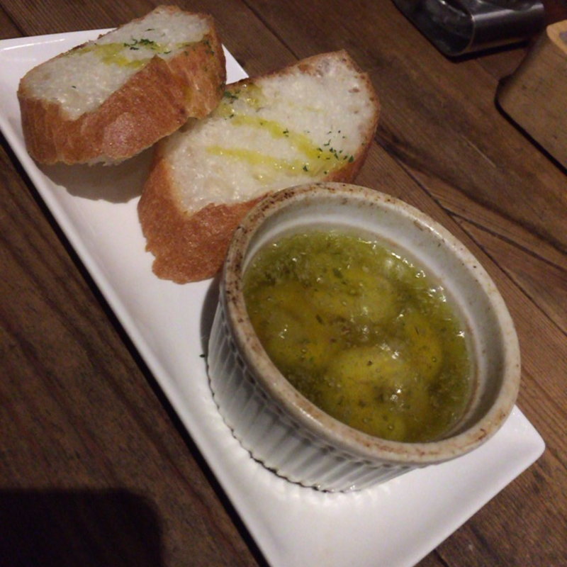 海老のアヒージョ(DROP 中目黒 （ドロップ）)