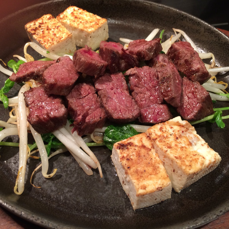 黒毛和牛のイチボステーキ(のき 北新地)