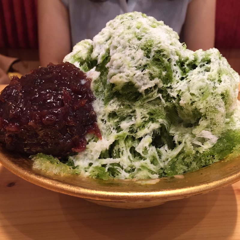 宇治抹茶氷(コメダ珈琲店 イオン東雲店)