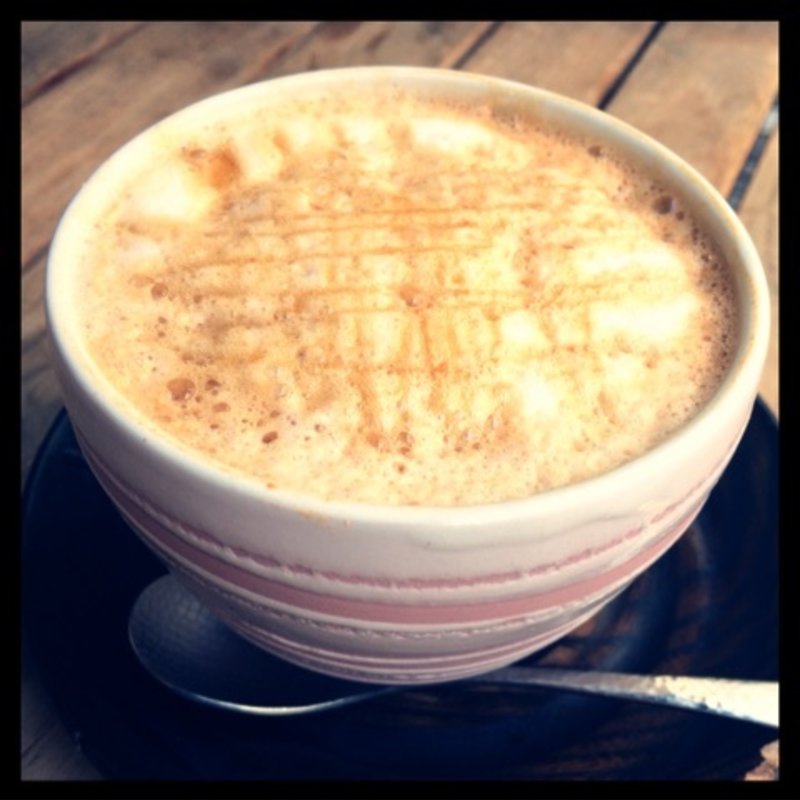 黒洲きな粉ラテ(神楽坂 茶寮 本店)