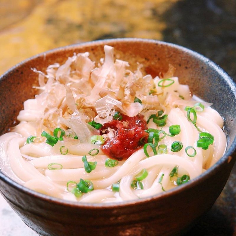 さっぱりぶっかけ梅かつおうどん(福みみ 柏店 （ふくみみ）)