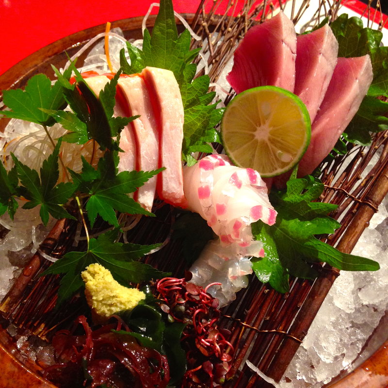 お刺身3点盛り合わせ(神戸海鮮居酒屋 三ノ宮高架下市場)