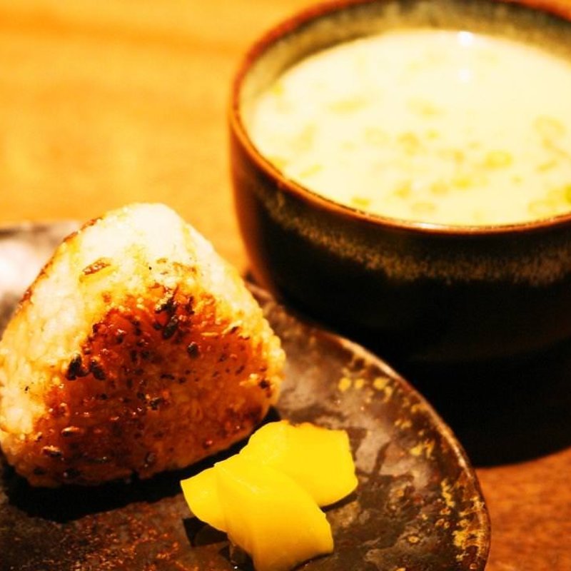 焼きおにぎりと鶏スープセット(福みみ 柏店 （ふくみみ）)