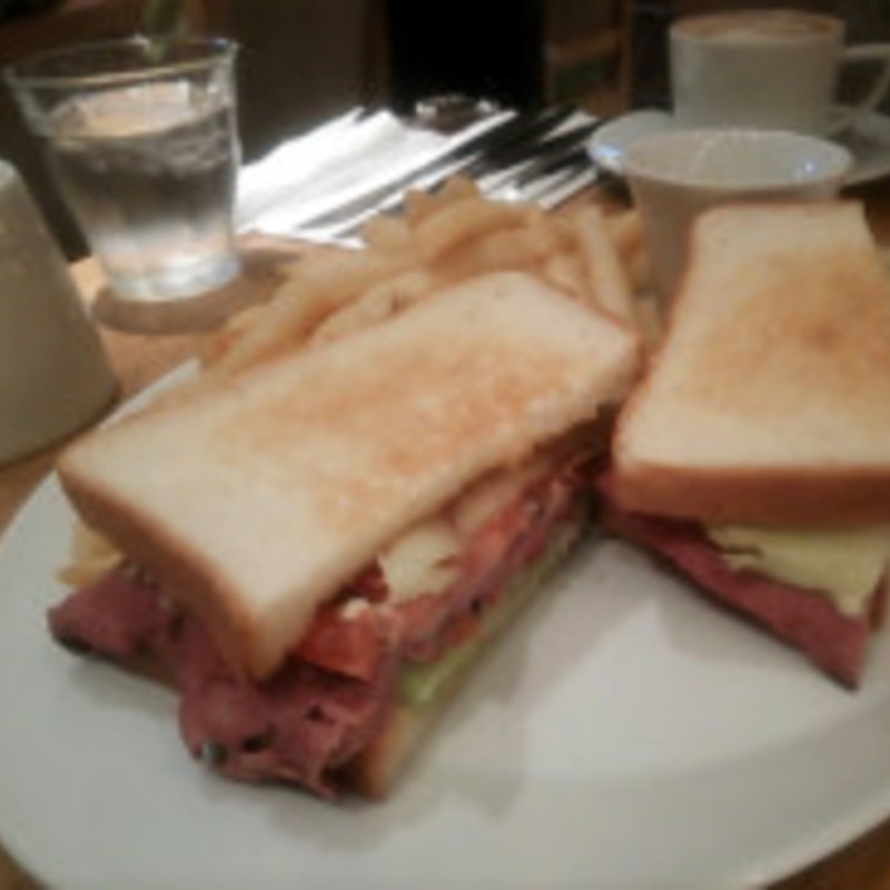 ローストビーフのサンドウィッチ(デイビッド・マイヤーズ カフェ)