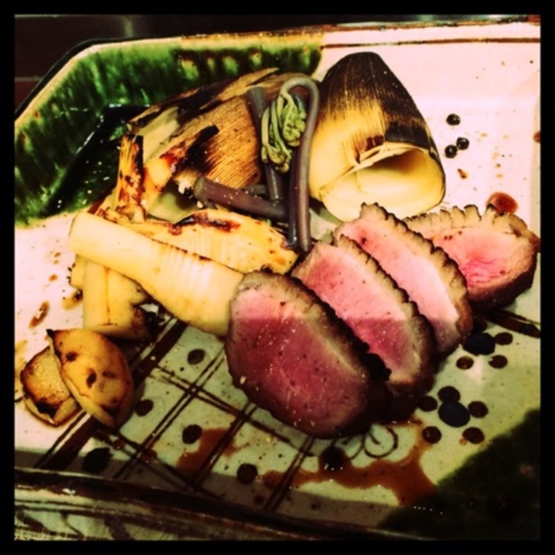 合鴨のロースト赤ワインと山椒のソース(ビストロ割烹koda （コダ）)