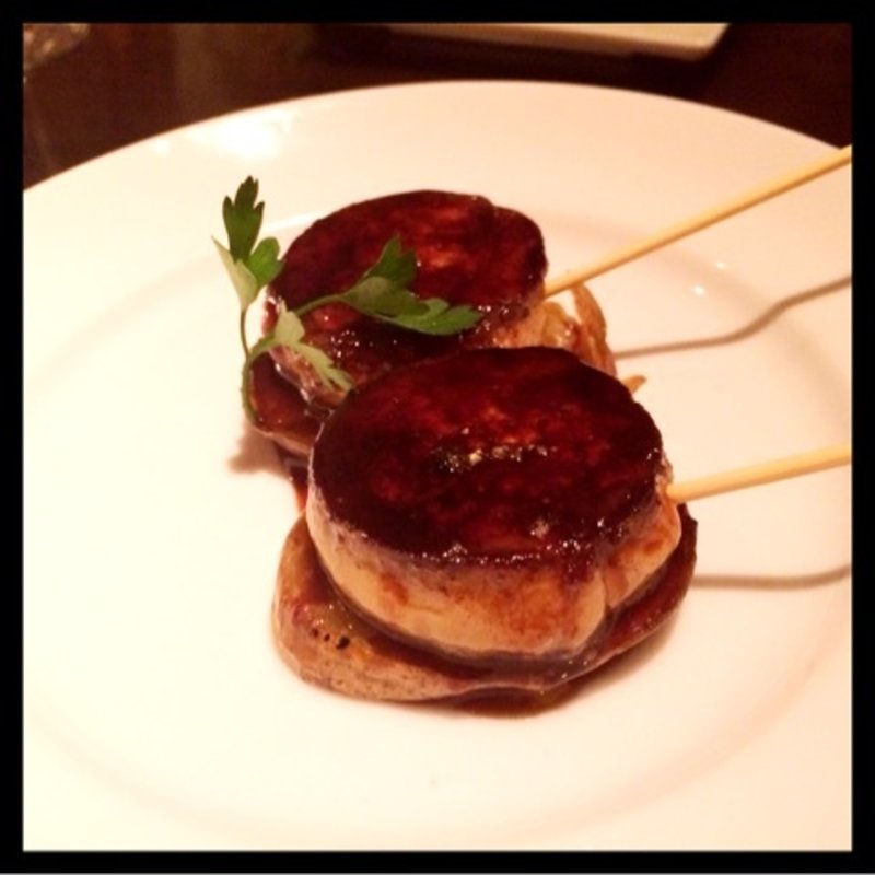 フォアグラの串焼き (ふれんち食堂 ぴん)