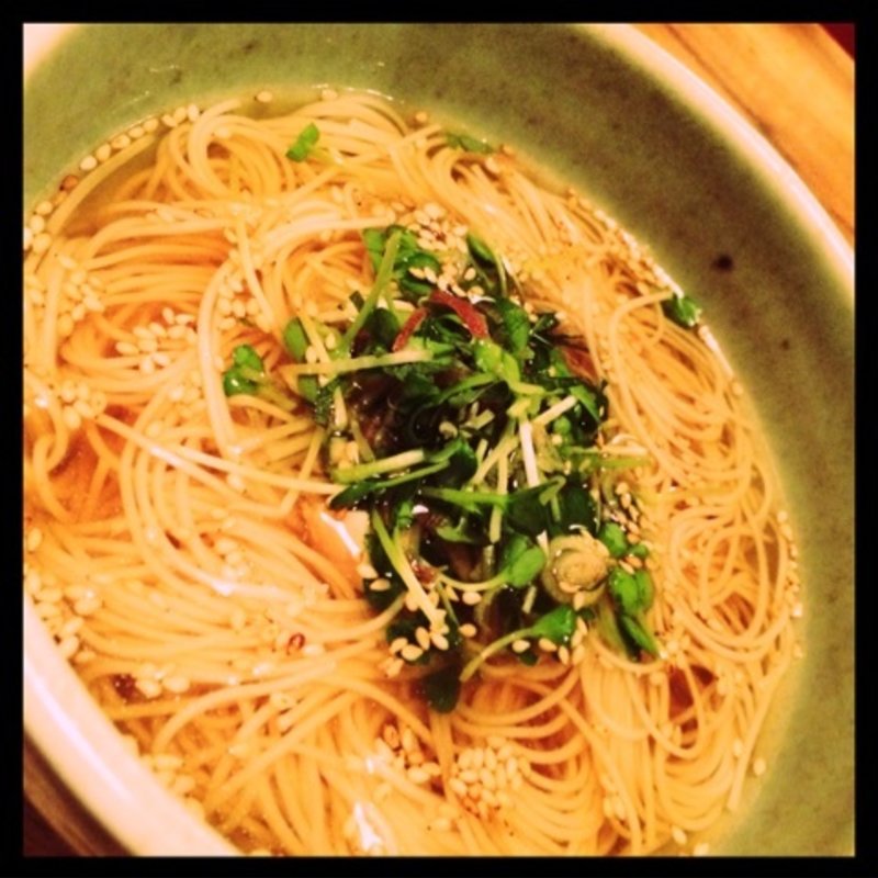 温めん(スタミナ串焼き 仲垣)