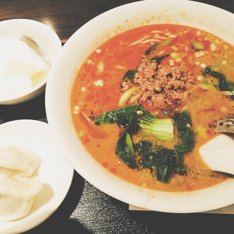 ランチセット 担々麺(梅蘭 アコルデ代々木上原店)