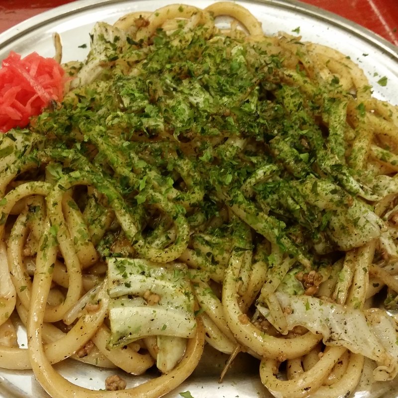 焼きうどん(甘味 おかめ 麹町店)