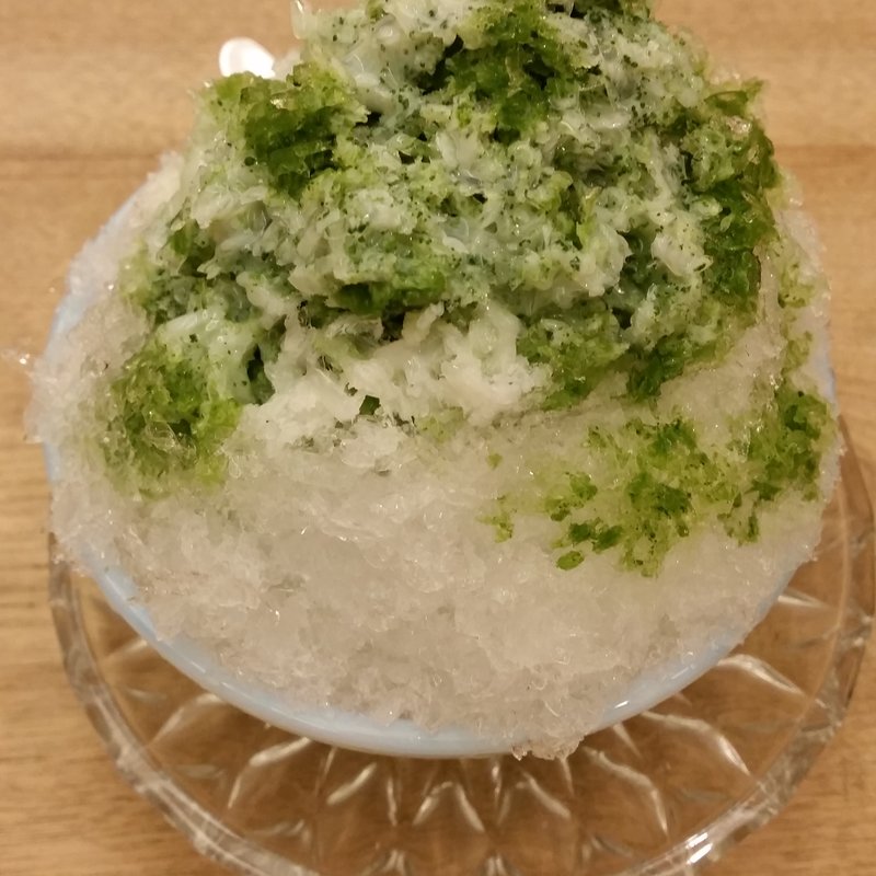 氷宇治ミルク(甘味 おかめ 麹町店)