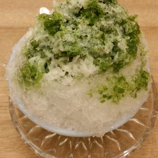 氷宇治ミルク(甘味 おかめ 麹町店 （カンミ　オカメ　コウジマチ）)