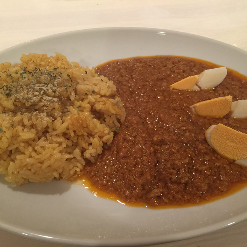 キーマカリー(cafe 黒岩伽哩)