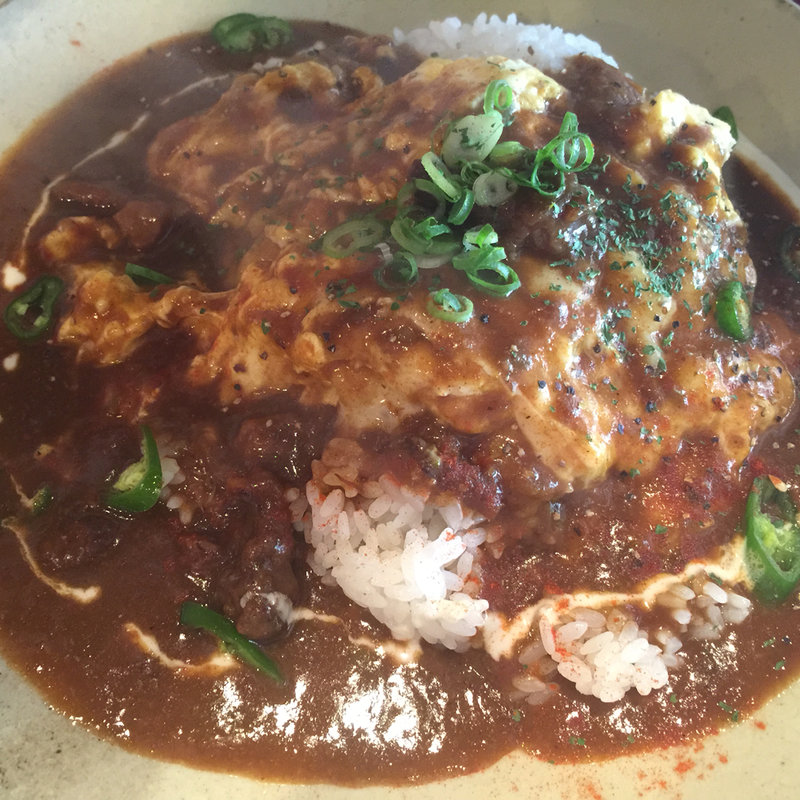 チーズオムライスカレー(プコ家)