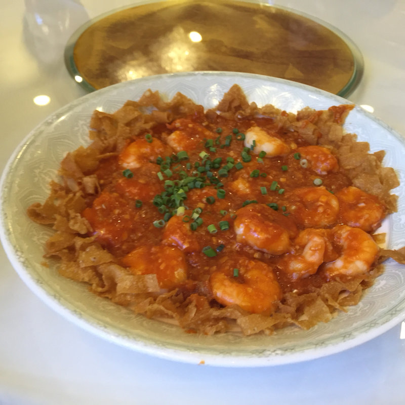 海老チリ(聘珍楼 横浜本店)