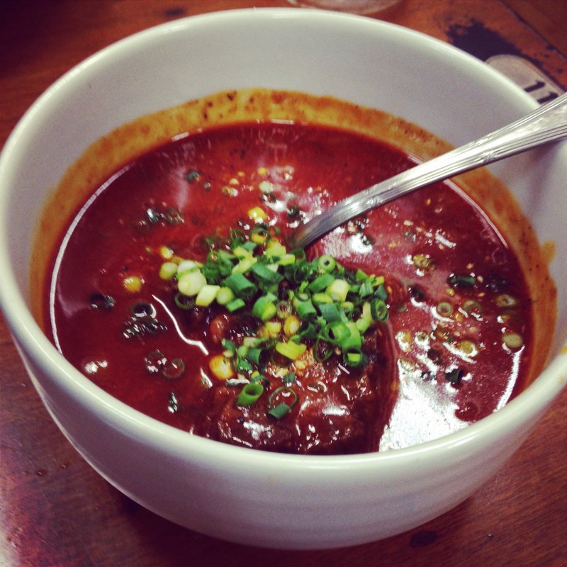 半テグタンスープ(スタミナ苑)