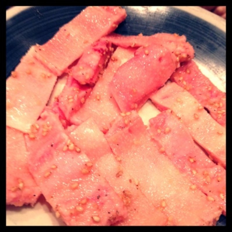 コリコリ（食道）　　(元祖ホルモン道場 闇市倶楽部 目黒本店)