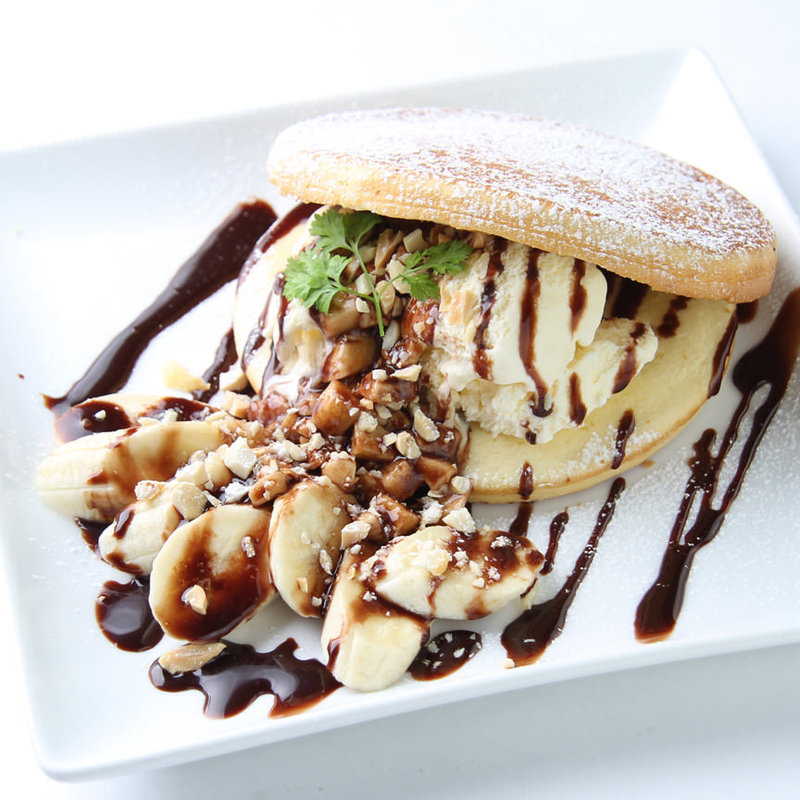 チョコバナナパンケーキ(エルゴラッソ 柏店 （ELGOLAZO）)