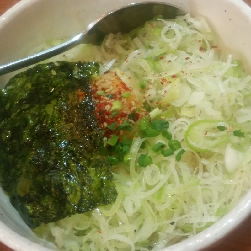 ねぎ玉ごはん(大阪焼肉・ホルモン ふたご 西新宿７丁目店)