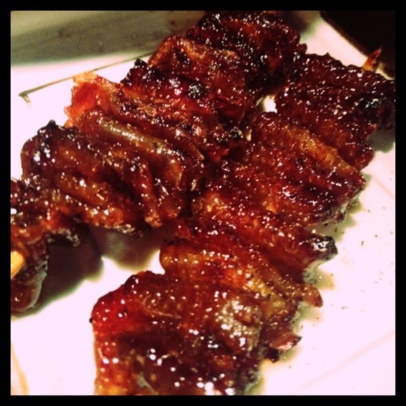 熟成皮たれ焼き(焼き鳥居酒屋 北新地 鳥屋 渋谷道玄坂店)