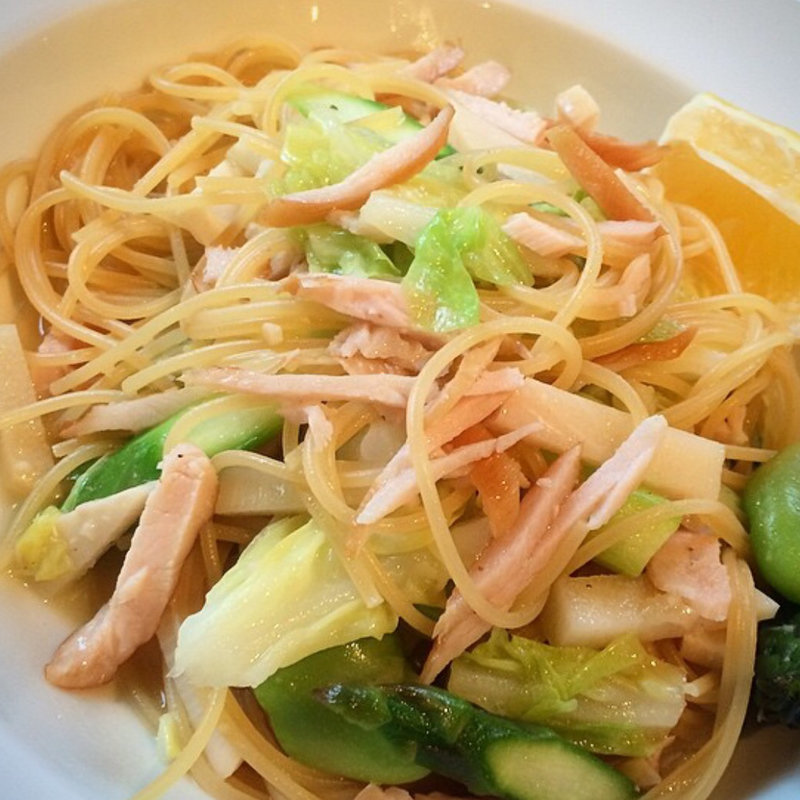 春野菜のパスタ(ボンダイカフェ)