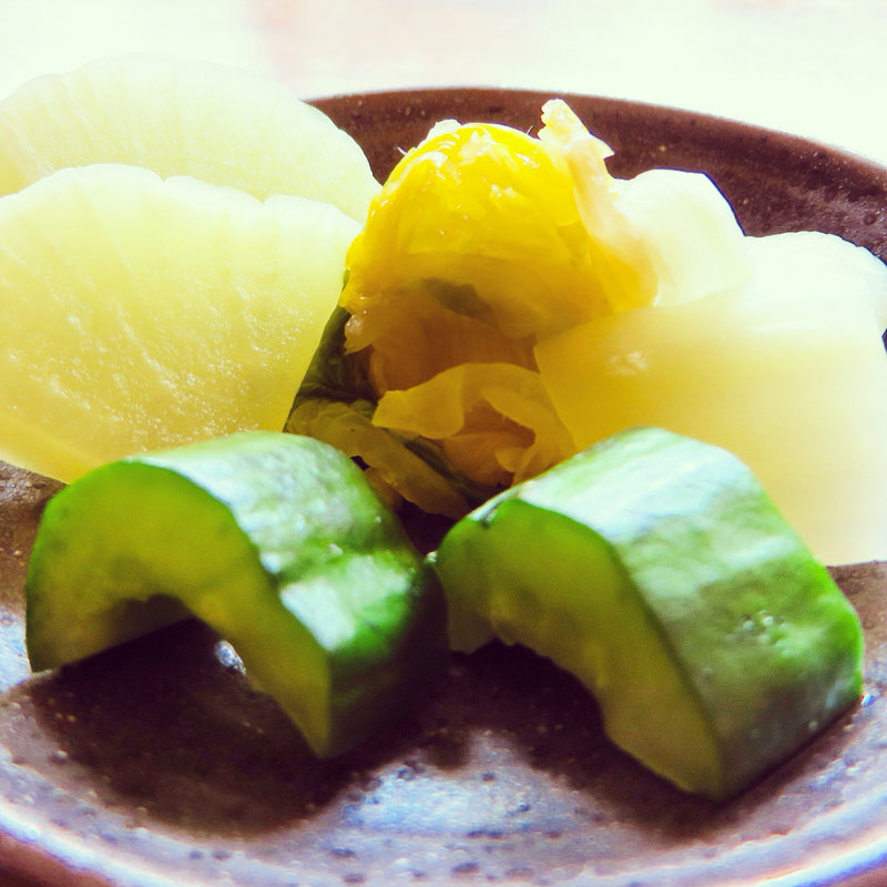 お漬物(蕎麦切り 大城)