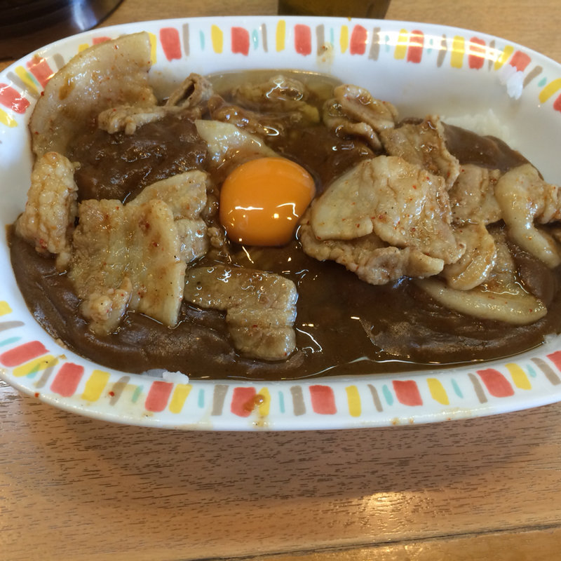スタミナカレー 生(バーグ)
