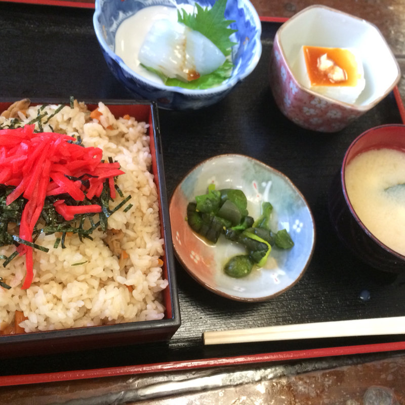 あさり御飯定食(食事処 やまよ)