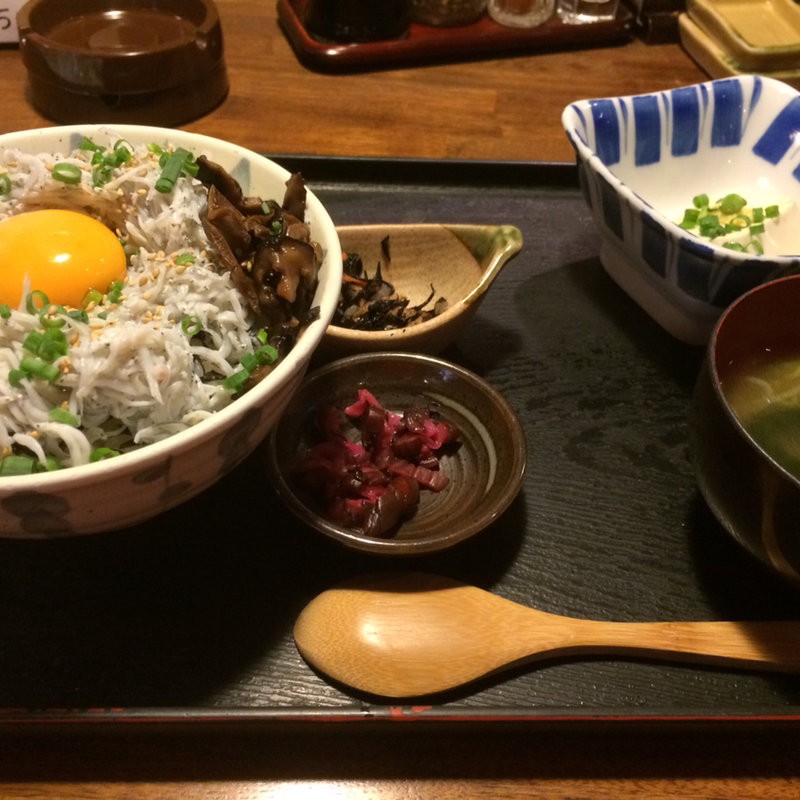 しらす丼定食(海ぶね 大和店)