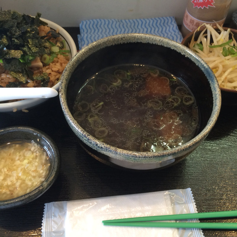 チャーシュー丼定食(水喜)