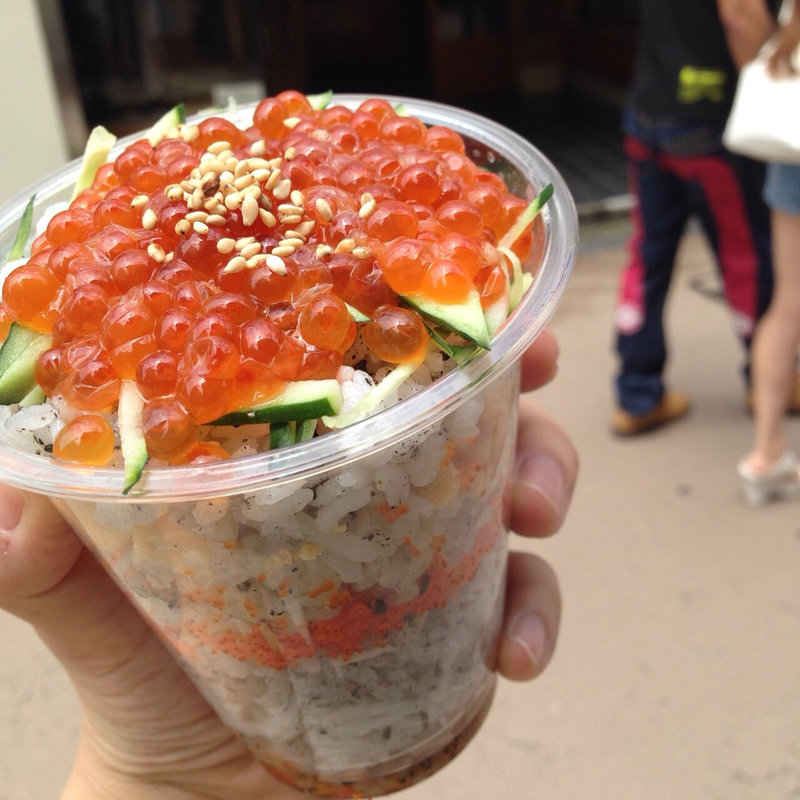 イクラとしらすのミルフィーユ(はんなりいなり)