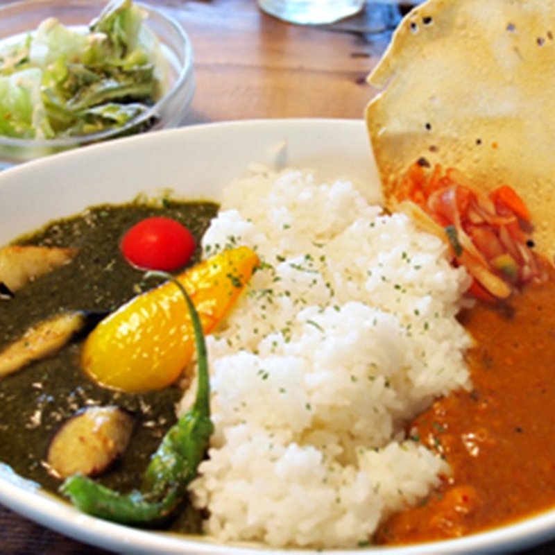 Wカリープレート(Mile Post Bike and Cafe)