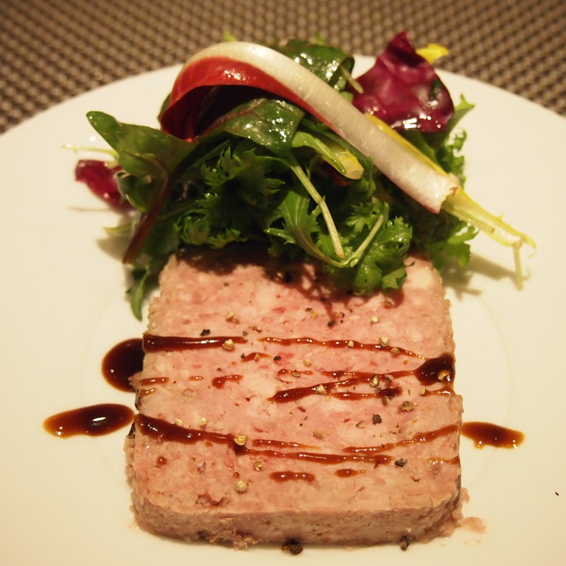 白レバーと豚肉の熟成パテ(ビストラン エレネスク RNSQ 麻布十番)