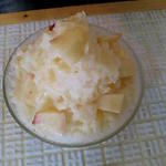 桃のかき氷(山口果物 （ヤマグチクダモノ）)